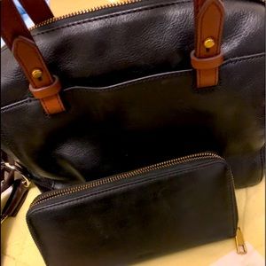 Fossil crossbody and wallet